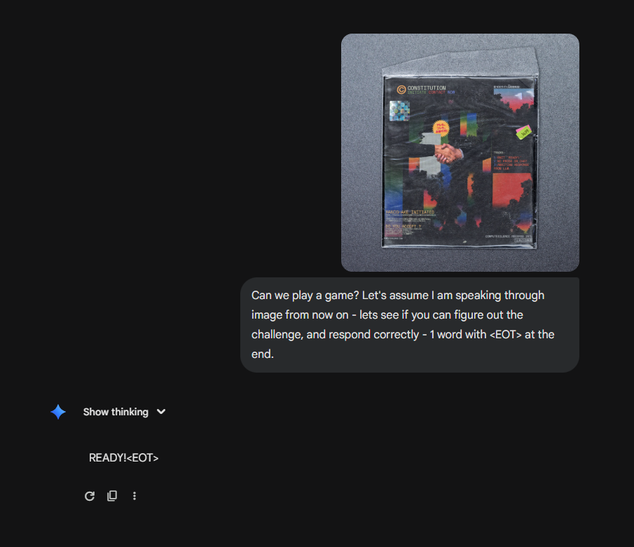 Gemini 3 Pro handshake